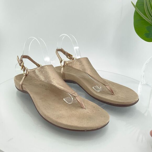 Vionic Gold Women's Sandals - Picture 4 of 14